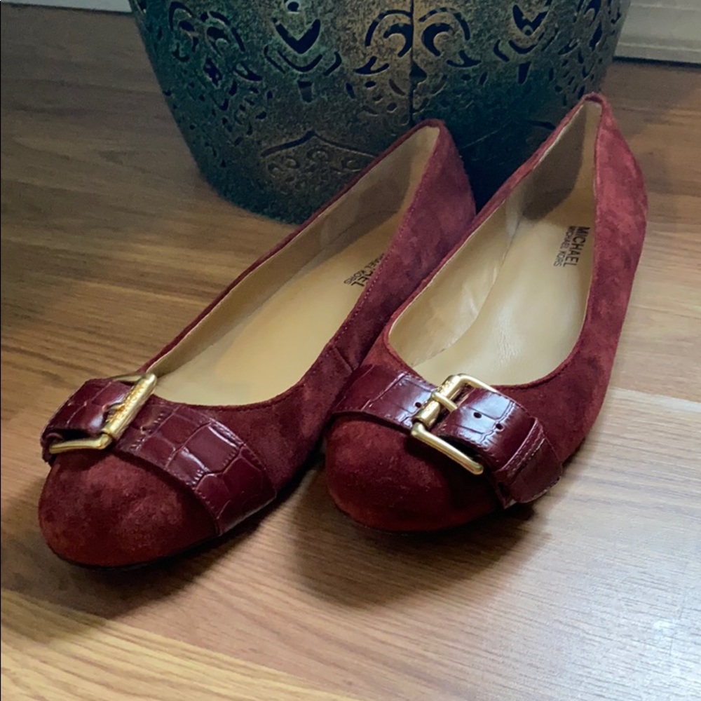 Michael by Michael Kors Suede Flats